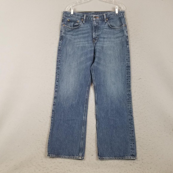 Banana Republic Other - Banana Republic Relaxed Jeans Mens 33x30 Blue Medium Wash Straight Denim Pants